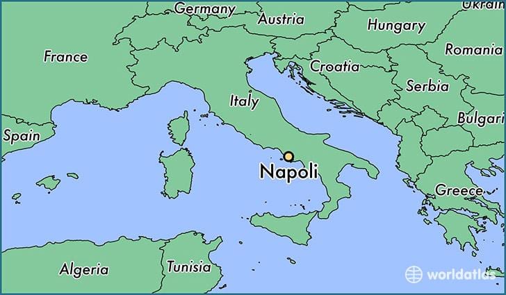 Mapa napoli (italia