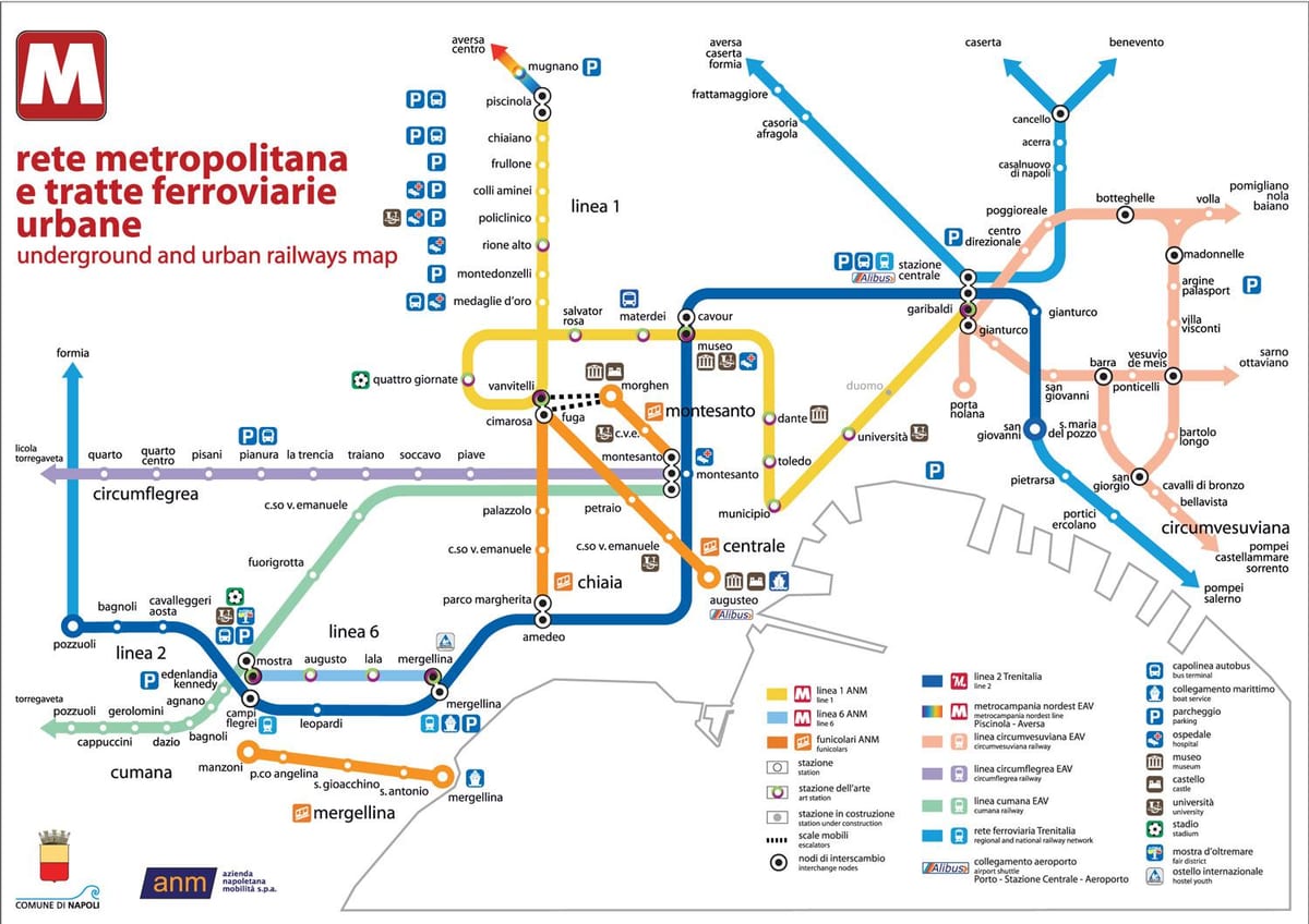 napolira autobus mapa