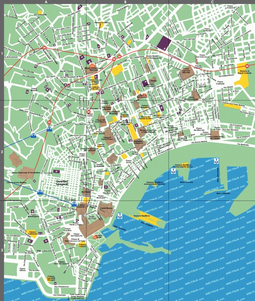 napolira turismo-erakargarri mapa