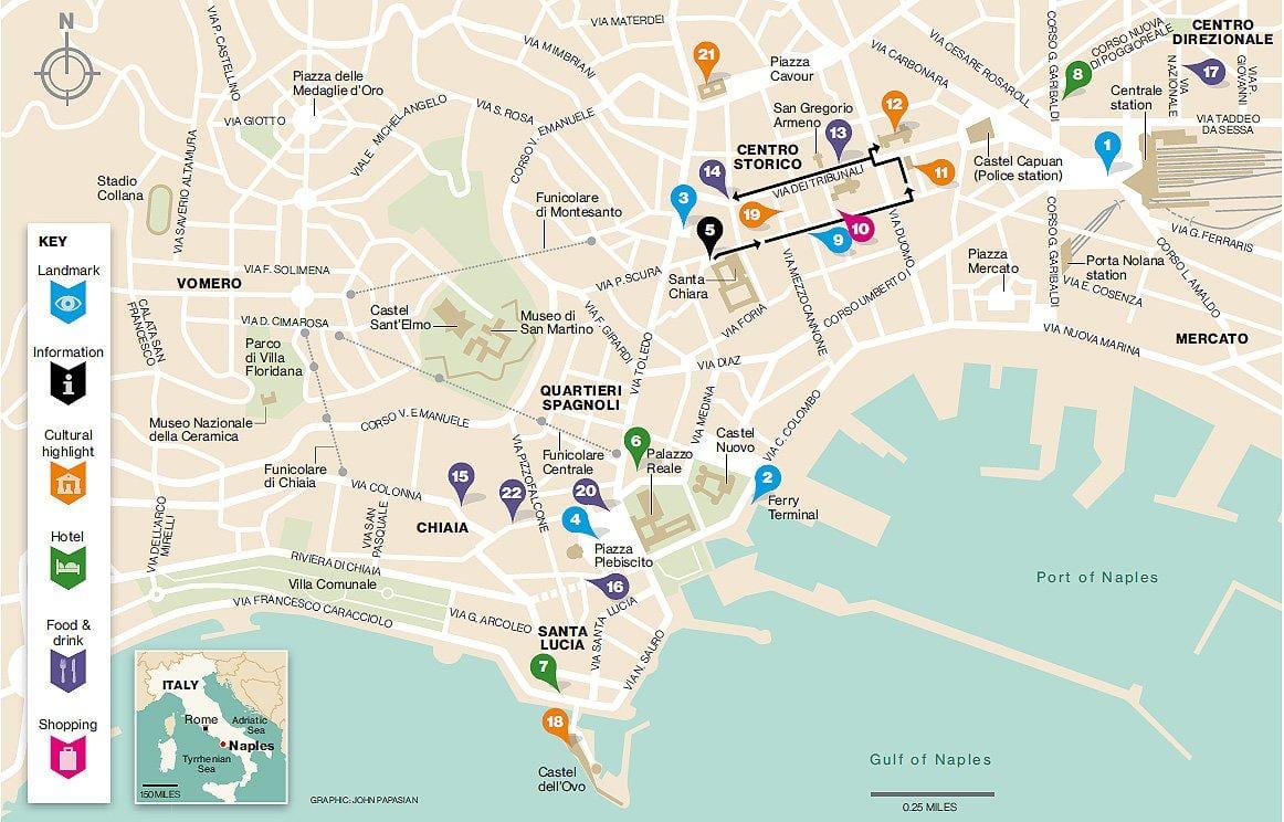 Mapa napoliko espainiako hiruhilekoan