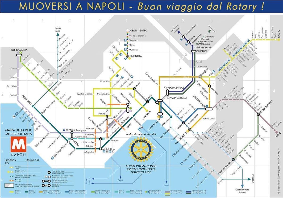 napolira garraio mapa