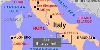 Napoliko (italia mapa