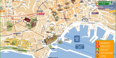 Napoliko (italia erakargarri mapa
