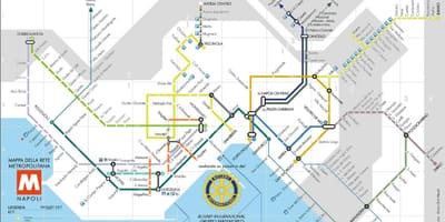 Napolira garraio mapa