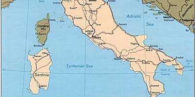 Mapa napoliko munduarekin