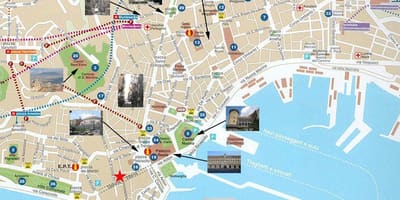 Mapa napoliko portua