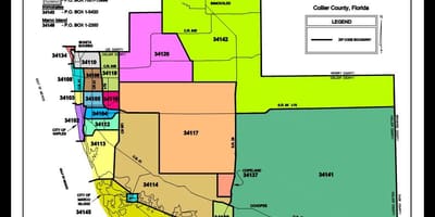 Mapa napoliko zip code